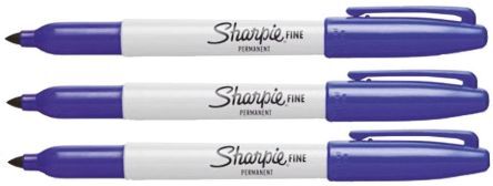 Sharpie Blu Pennarello indelebile Fine Tonda, S0810950