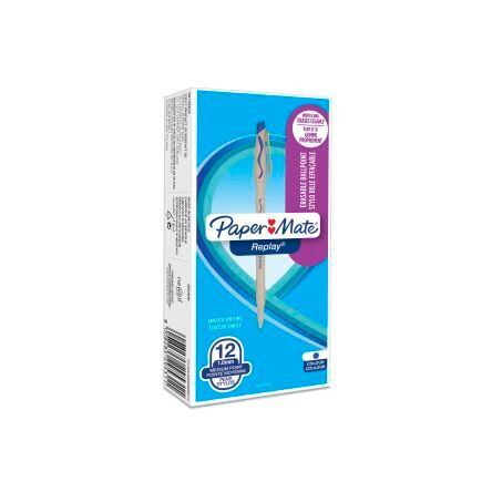 Paper Mate Penna a inchiostro Blu , Punta a sfera, 1 mm, S0190824