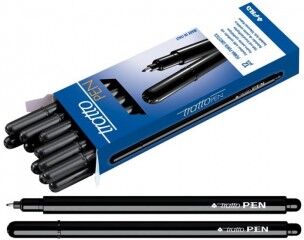 Tratto Pen penna nero confezione 12 penne