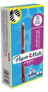 Papermate Replay premium - 12 penne cancellabili rosso 0,7 mm