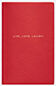 Smythson 'live Love Laugh' Note Book, Scarlet Red