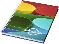 Gedshop 1000 Notebook Wire-o formato A4 e copertina rigida neutro o personalizzato