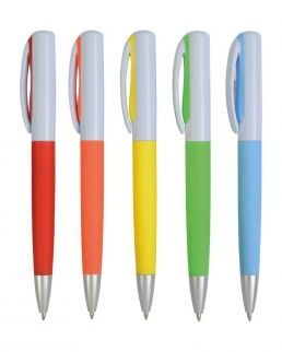 Gedshop 1000 Penna con parte colorata gommata neutro o personalizzato
