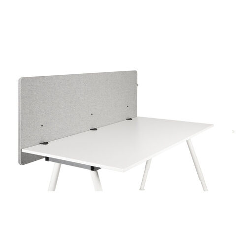 hjh OFFICE FLEXMIUT D 180   Pannello acustico divisorio   180 cm - Divisorio per scrivania Grigio chiaro