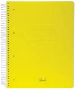 Offertecartucce.com Quaderno Scatto Edison formato A4 rigatura 1R giallo 1 pz.