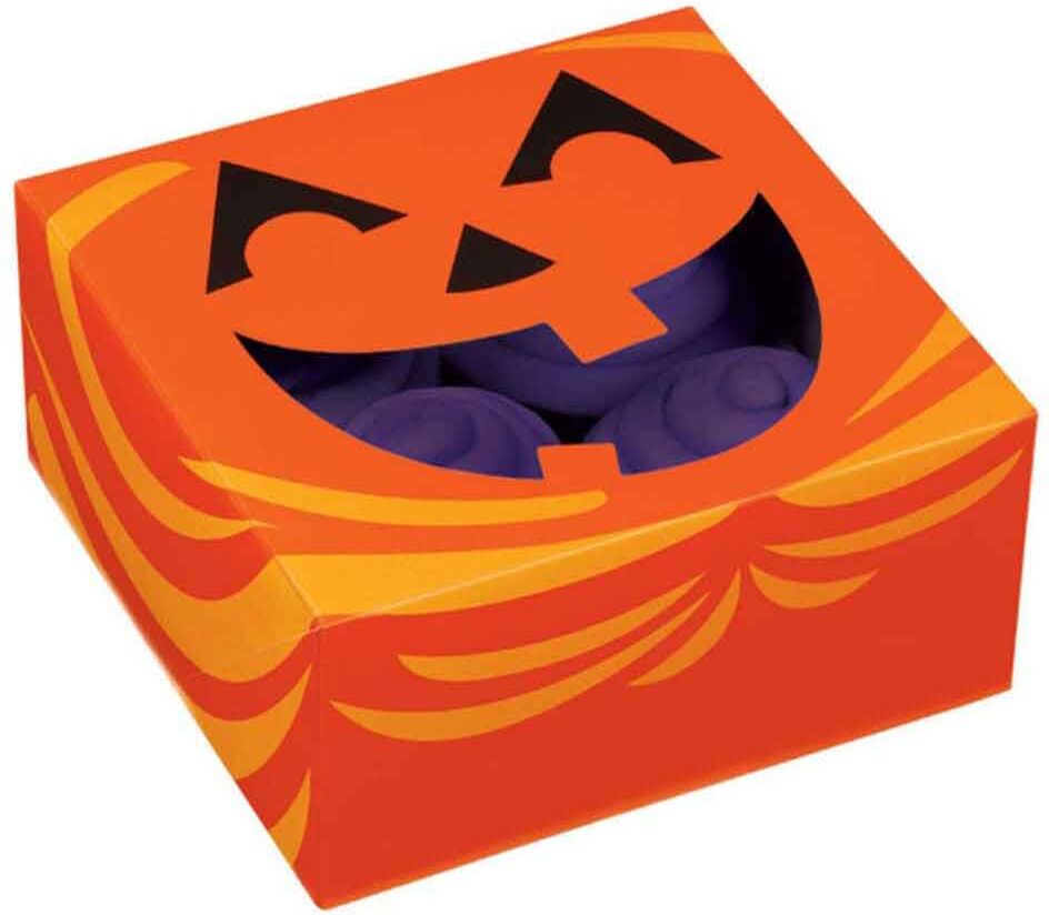 Wilton 3 Box Contenitori Porta Dolci Tema Halloween 15,8 X 15,8 H 7,6 Cm