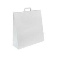 ratioform Sacchetto in carta Topcraft, bianco, 450 x 170 x 480 mm, 100 g/m²