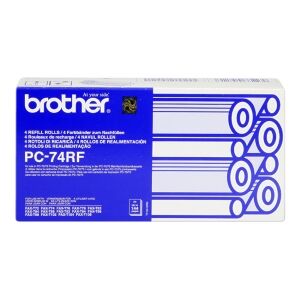 Brother Nastro A Trasferimento Termico Nero Pc-74Rf A 4 Pezzi Originale