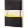 Moleskine notitieboek, ft 19 x 25 cm, geruit, harde cover, 192 blad, zwart