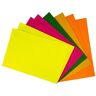 Interdruk Felt Sheets DIY Textile Fabrics Craft 8x A4 Sheets Fluo Colours