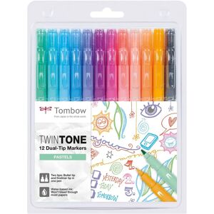 Tombow Marker Twintone Pastel 0.3/0.8mm