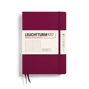Leuchtturm1917 Notebook Dotted, A5 (Hardcover), Port Red