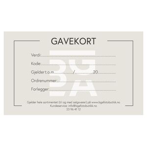 Gavekort - 2500 Kr