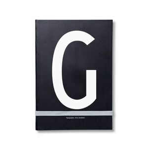 Design Letters personlig notatbok G