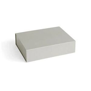 HAY Colour Storage S boks med lokk 25,5 x 33 cm Grey