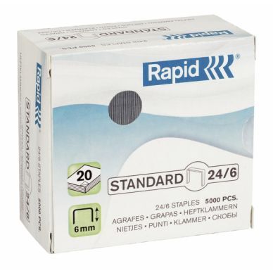 Rapid Heftestift Rapid Standard 24/6 Galv 5000 24859800
