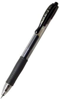 PILOT Gelkulepenn PILOT G-2 07 svart 4902505163166