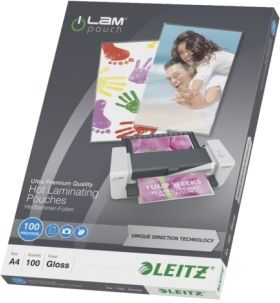 Leitz Lamineringslommer A4 UDT 100my Pakke/100 74800000