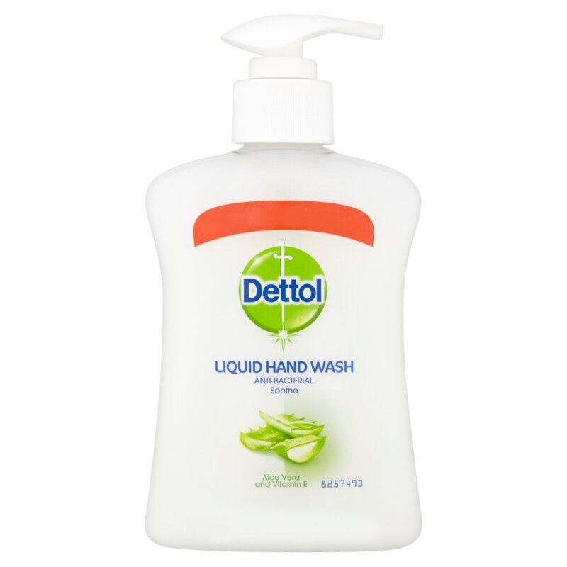 Dettol Anti-Bacterial Håndvask Aloe Vera 250 ml Håndsåpe