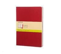 Moleskine Plain Cahier Xl - Red Cover (3 Set) (8862931093)