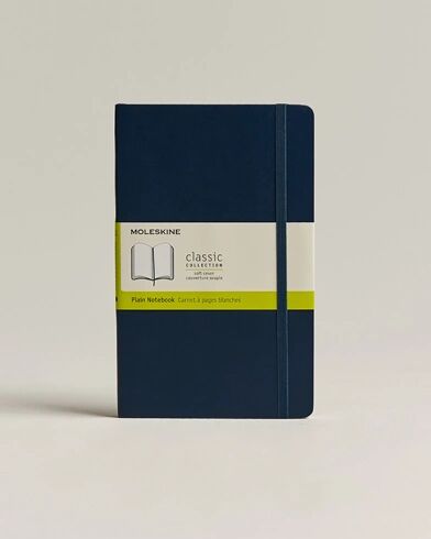 Moleskine Plain Soft Notebook Large Sapphire Blue