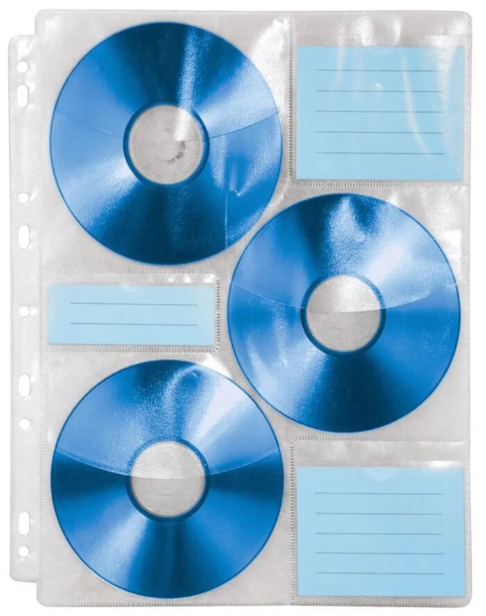 Hama CD/DVD-permlommer A4, 10-pk.