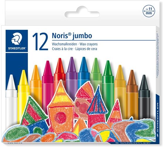 Staedtler NORIS CLUB JUMBO VOKSFARVE 12 ASS