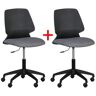 B2B Partner Krzesło biurowe CROOK 1+1 GRATIS, szary