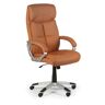B2B Partner Skórzane krzesło biurowe FOSTER, jasnobrązowe