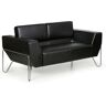 B2B Partner Sofa SPIDER, 2- miejscowa, czarna