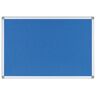 B2B Partner Tekstylna tablica ogłoszeń, niebieska, 1200 x 900 mm