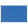 B2B Partner Tekstylna tablica ogłoszeń, niebieska, 1800 x 1200 mm