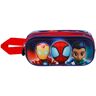 Estojo de lápis duplo Karactermania 3D Spiderman Glow