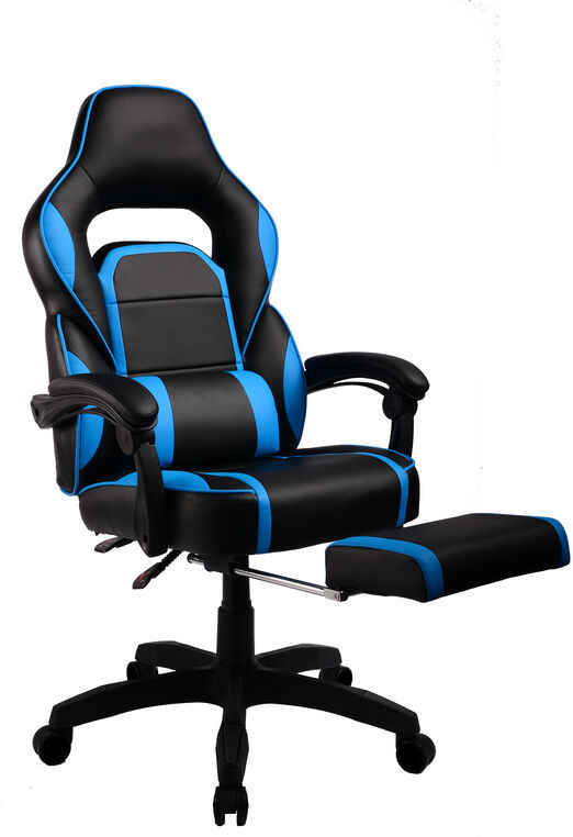 oem Cadeira gaming f36 preta/azul