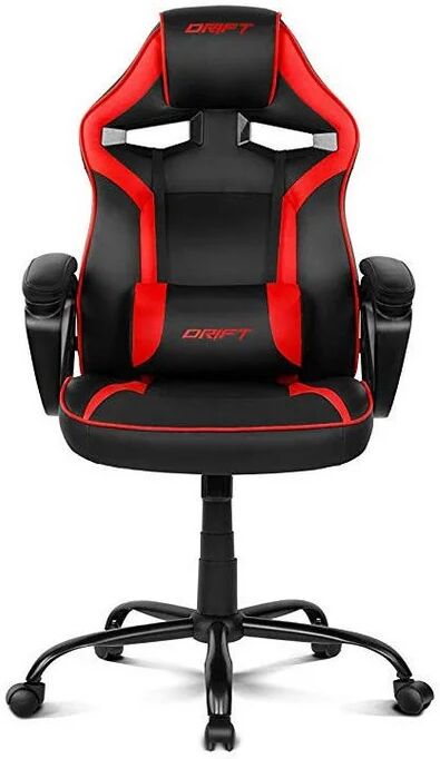 Drift dr50 cadeira gaming preta/vermelha