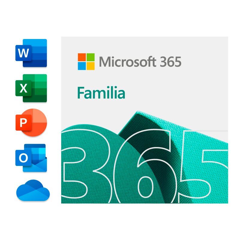 Microsoft 365 família 6 utilizadores 1 ano digital