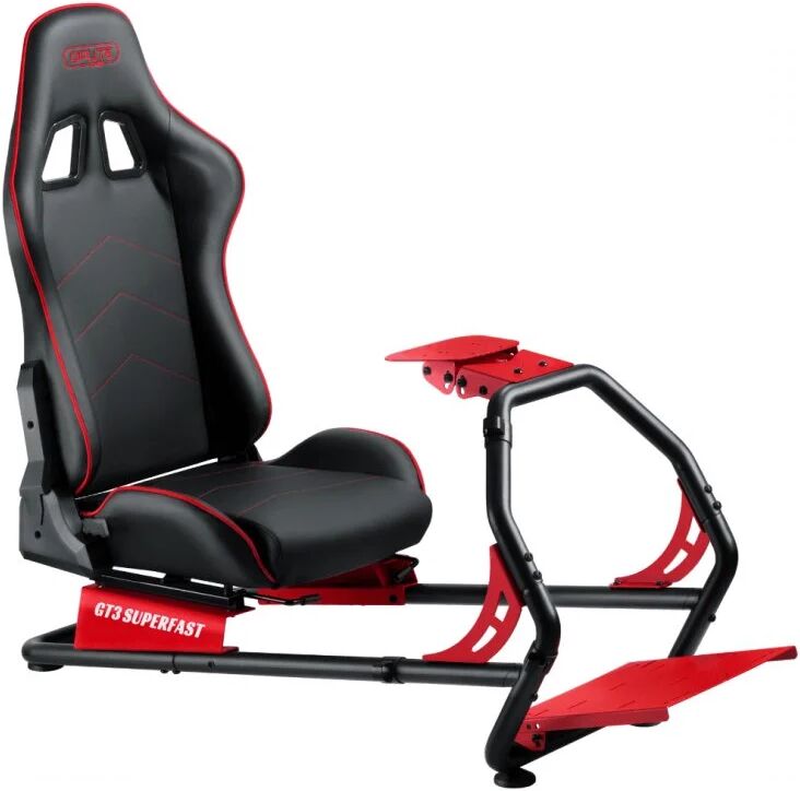 Oplite gt3 superfast assento para simulador de condução preto/vermelho