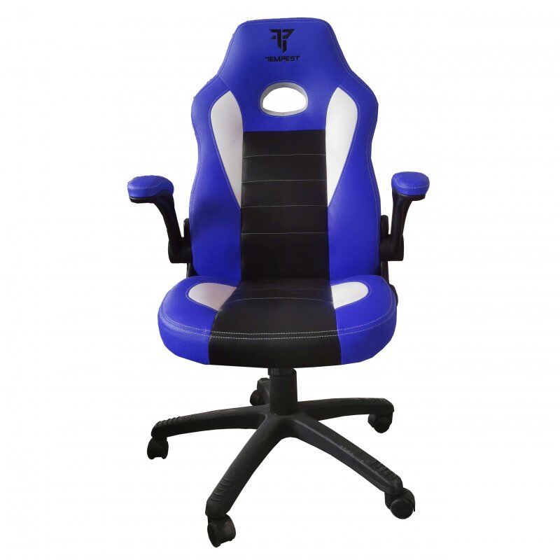 Tempest racing sports cadeira gaming azul/preta