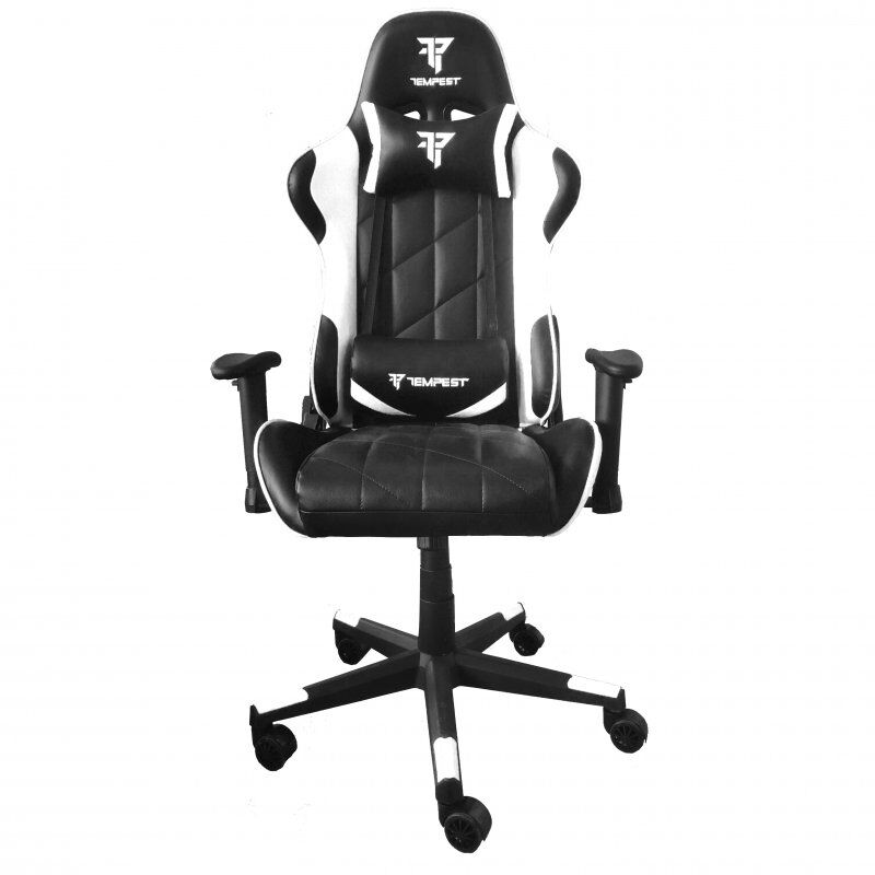 Tempest f95 cadeira gaming branca/preta