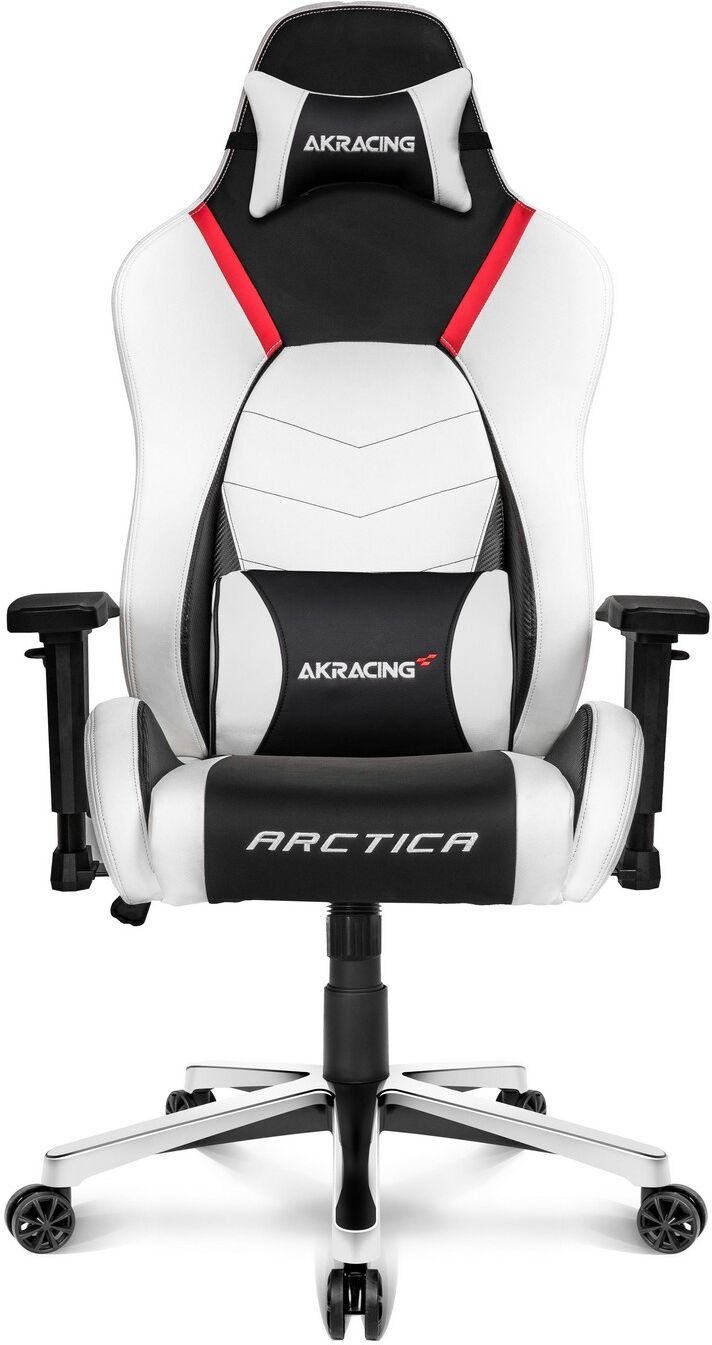 Akracing Cadeira Gaming  Premium (preto/vermelho/branco) - Akracing