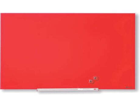 Nobo Quadro Branco Diamond Vermelho (993x559mm - Vidro - Magnético: Sim)