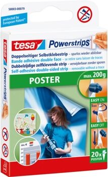 Tesa Fita Adesiva Powerstrips Poster