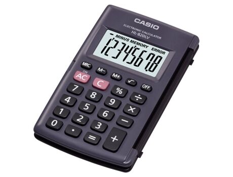 Casio Calculadora Básica Hl 820 LV (8 dígitos)
