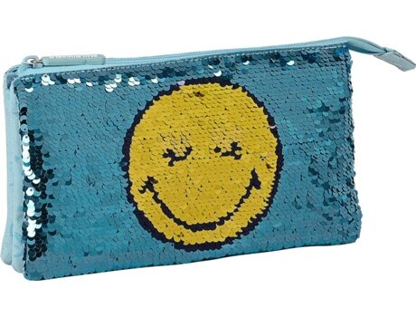 Smiley World Estojo Triplo Little Dreamer (Azul - Poliéster - 12x3x22cm)