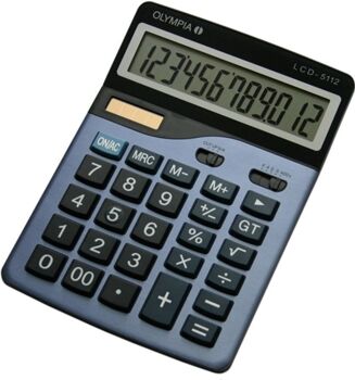 Olympia Calculadora Básica LCD 5112 Cinzento (12 dígitos)