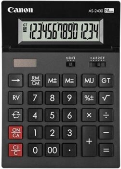 Canon Calculadora Básica AS-2400 (14 dígitos)