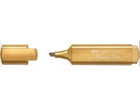 Faber Castell Marcador Fluorescente Metalic Dourado