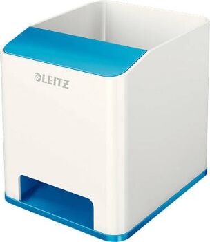 Leitz Porta canetas Sound WOW Azul (10 x 9 x 10.1 cm)