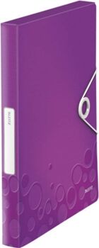 Leitz Pasta WOW 30 mm (Roxo - A4 - Capacidade: 250 Folhas)