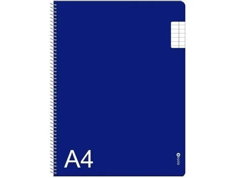 Note! Caderno Espiral A4 Azul 80 folhas